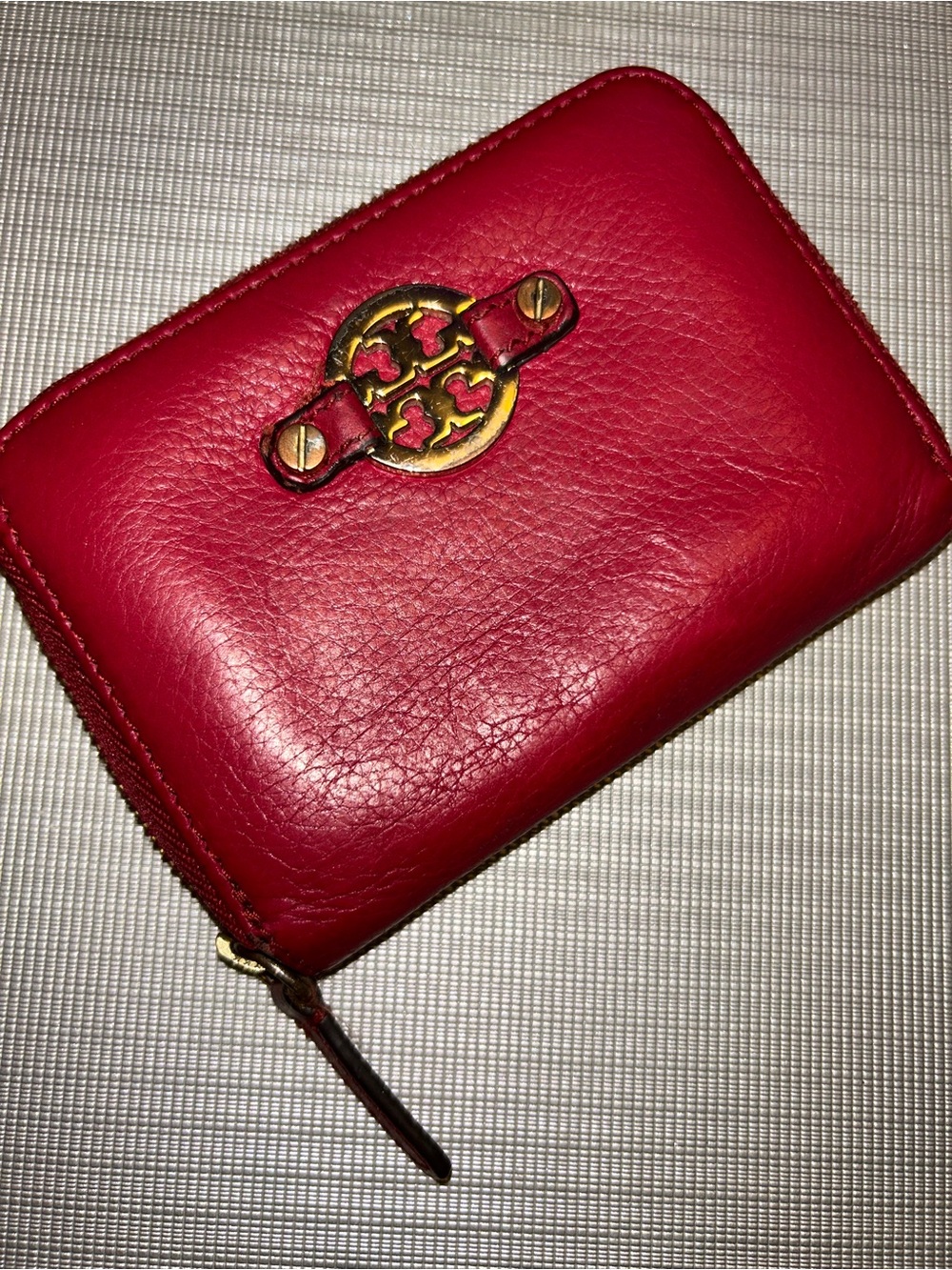 Tory Burch red wallet
